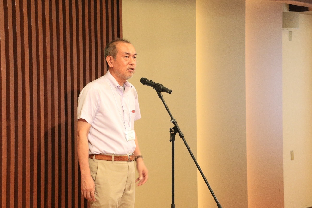 懇親会：中　茂樹　幹事長の交代