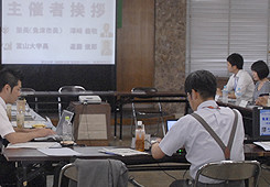 魚津三太郎塾での修了式