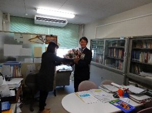 花束贈呈
