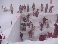 Snow observation at Murodo-daira on Mt.Tateyama -1