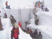 Snow observation at Murodo-daira on Mt.Tateyama -2