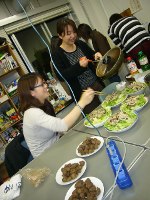 Party to celebrate our professor's getting well. -5