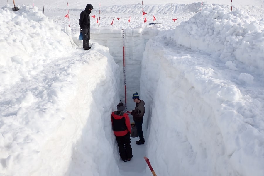 立山室堂平積雪調査