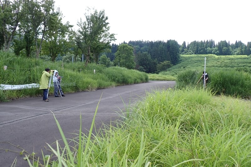 室野泥火山測量