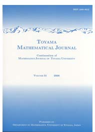 Toyama Mathematical Journal (\͗RRn`[tɉpCAEgɂȂĂ܂)