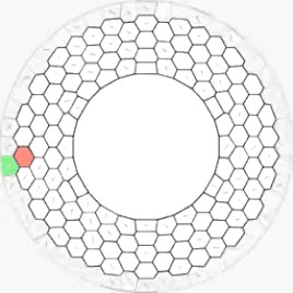 図5. (a)細胞間に掛かる収縮力を用いて細胞シートが一方向に回転する様子