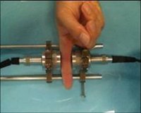 超音波による骨密度測定実験