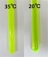 熱に応答するプラスチックを使って体温計を作ろう