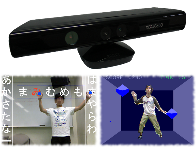 KinectやLeapMotionを使った新しいゲーム